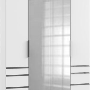wohnli-moebel-suche-001787077829 Wohnli Möbelsuche - Drehtürenschrank mit Laden B: 200 cm Level
