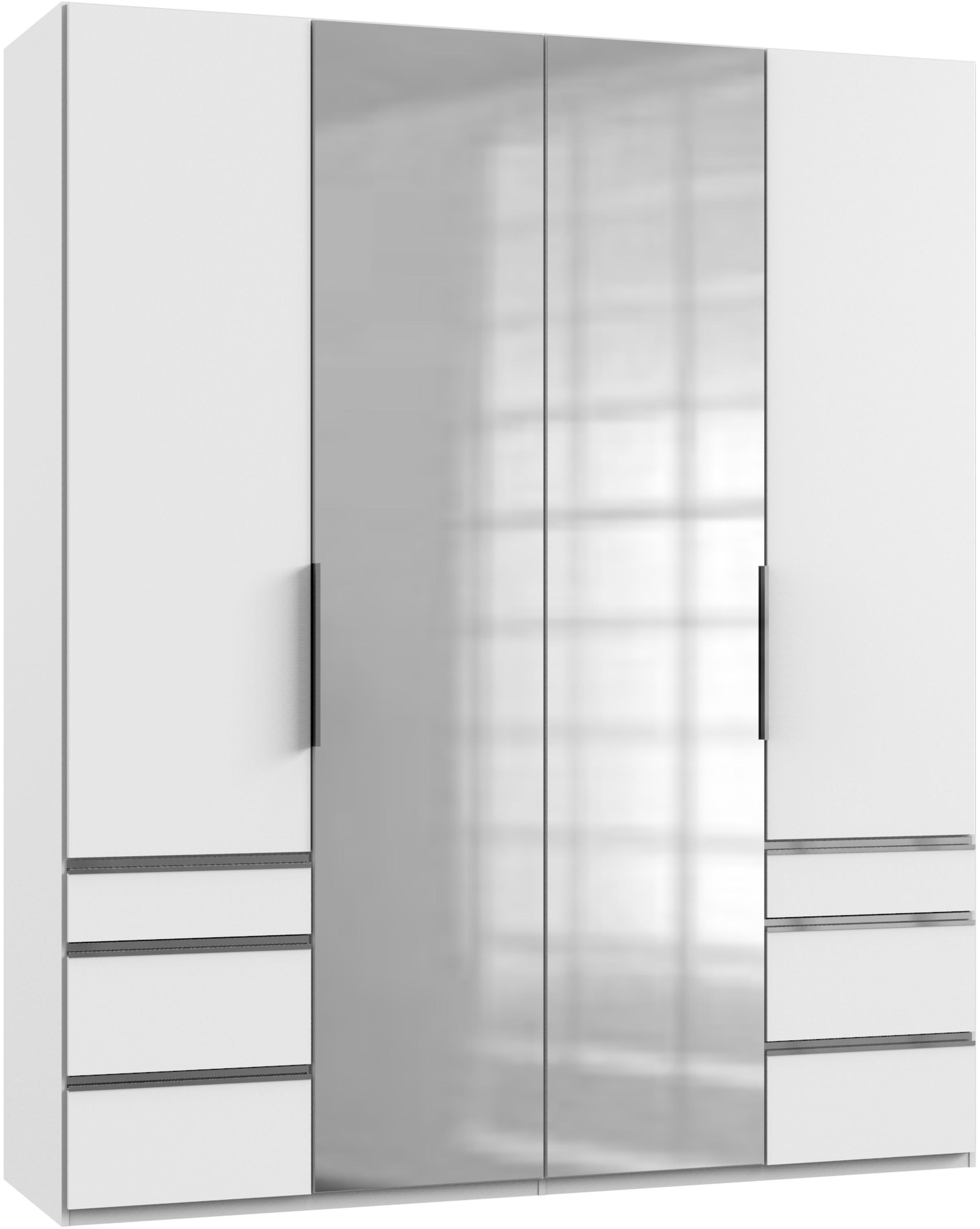 Wohnli Möbelsuche - Drehtürenschrank mit Laden B: 200 cm Level