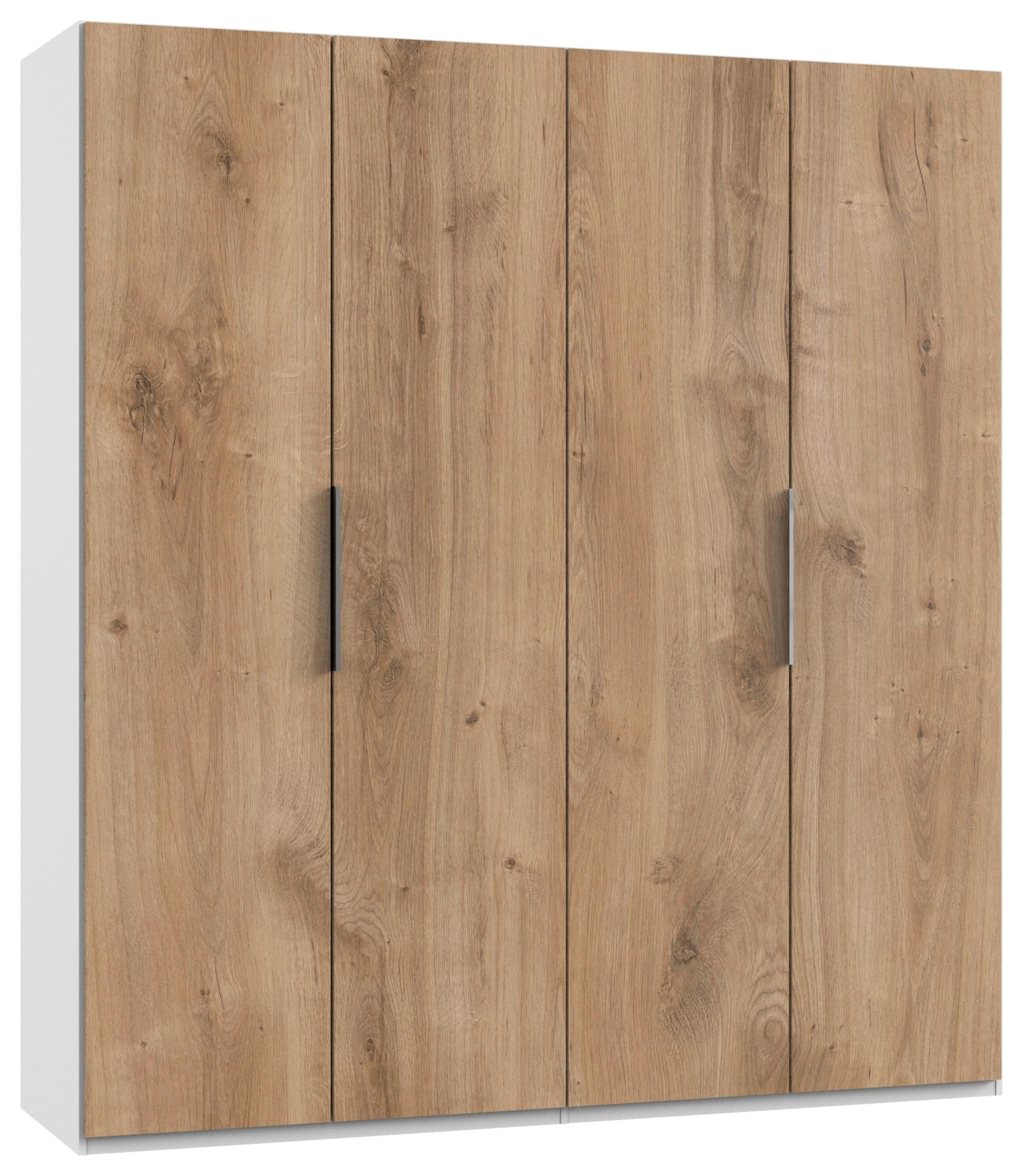 wohnli-moebel-suche-001787077878 Wohnli Möbelsuche - Drehtürenschrank Level 36A ca. 200x216x58 cm Eiche/Weiß