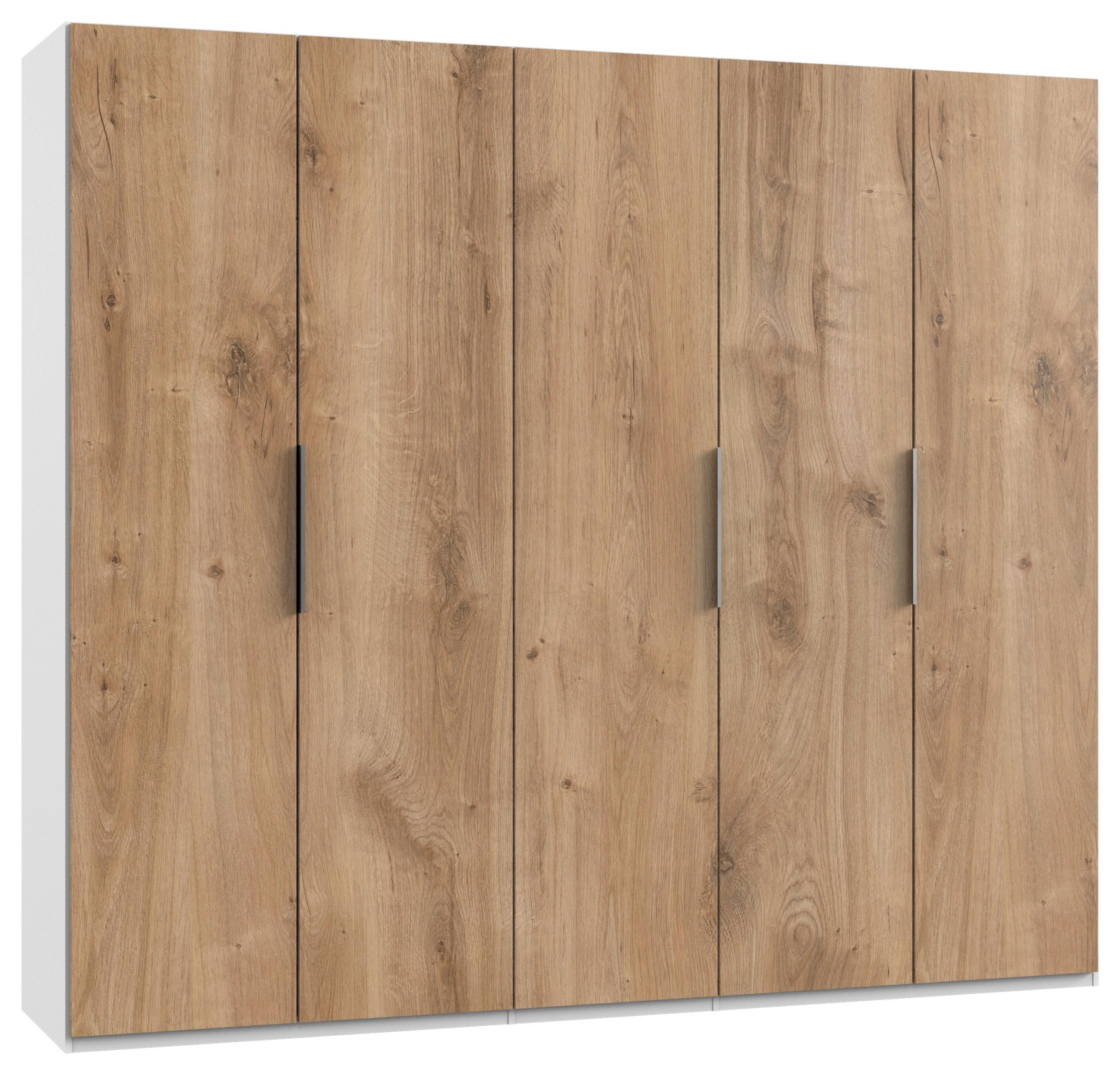 wohnli-moebel-suche-001787077884 Wohnli Möbelsuche - Drehtürenschrank Level 36A ca. 250x216x58 cm Eiche/Weiß