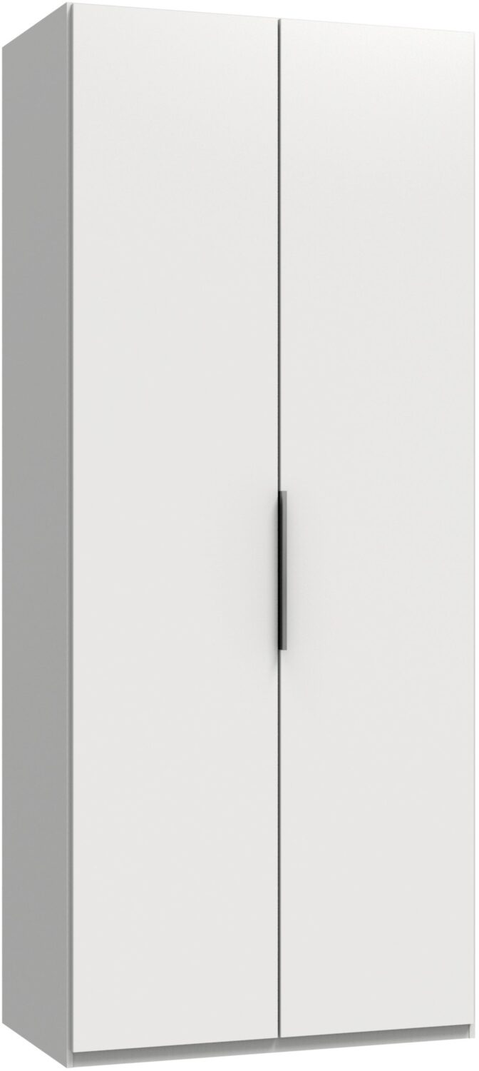 Wohnli Möbelsuche - Drehtürenschrank Level 36A ca. 100x236x58 cm Weiß