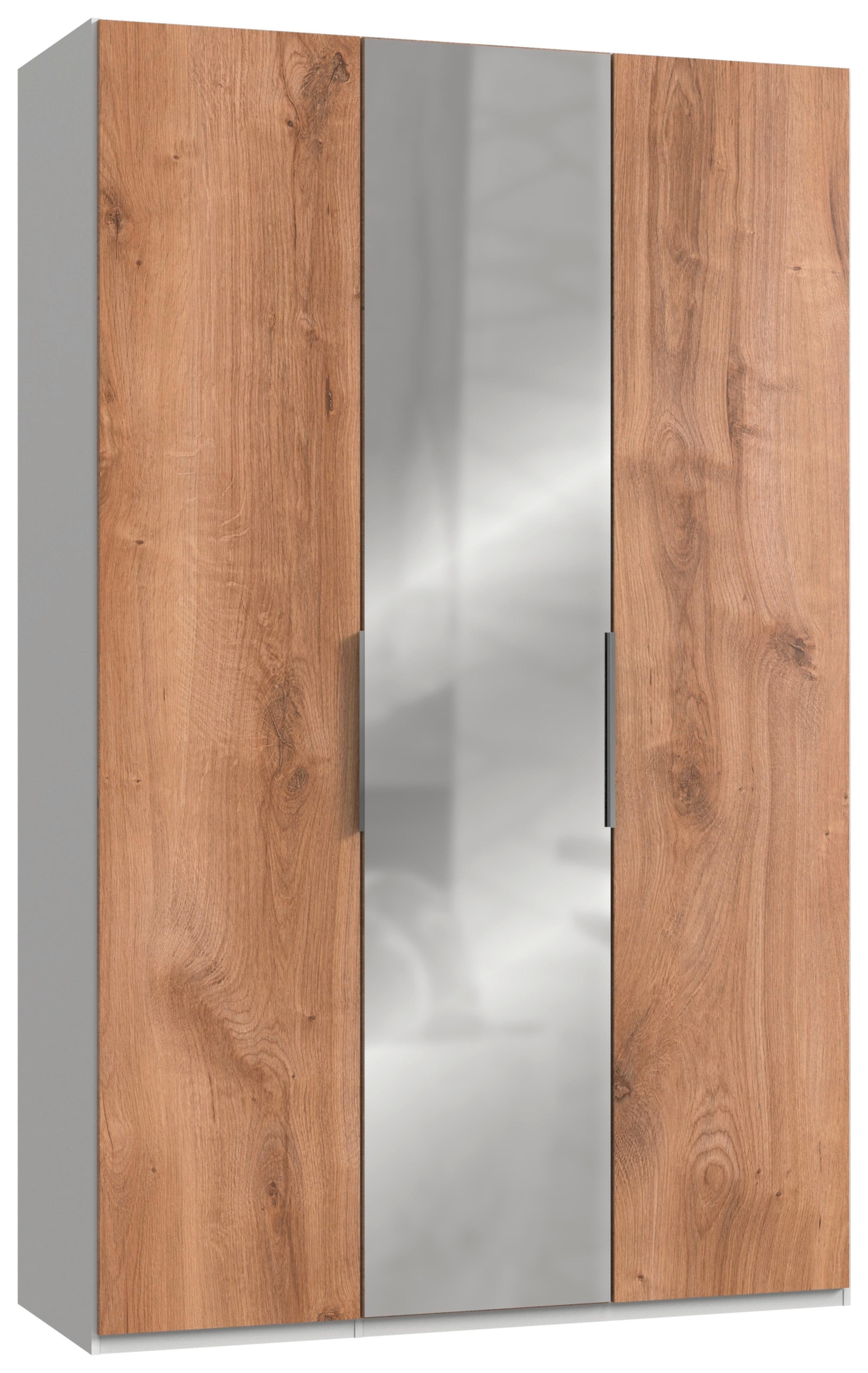 wohnli-moebel-suche-001787077930 Wohnli Möbelsuche - Drehtürenschrank Level 36A mit Spiegel ca. 150 cm Eiche/Weiß
