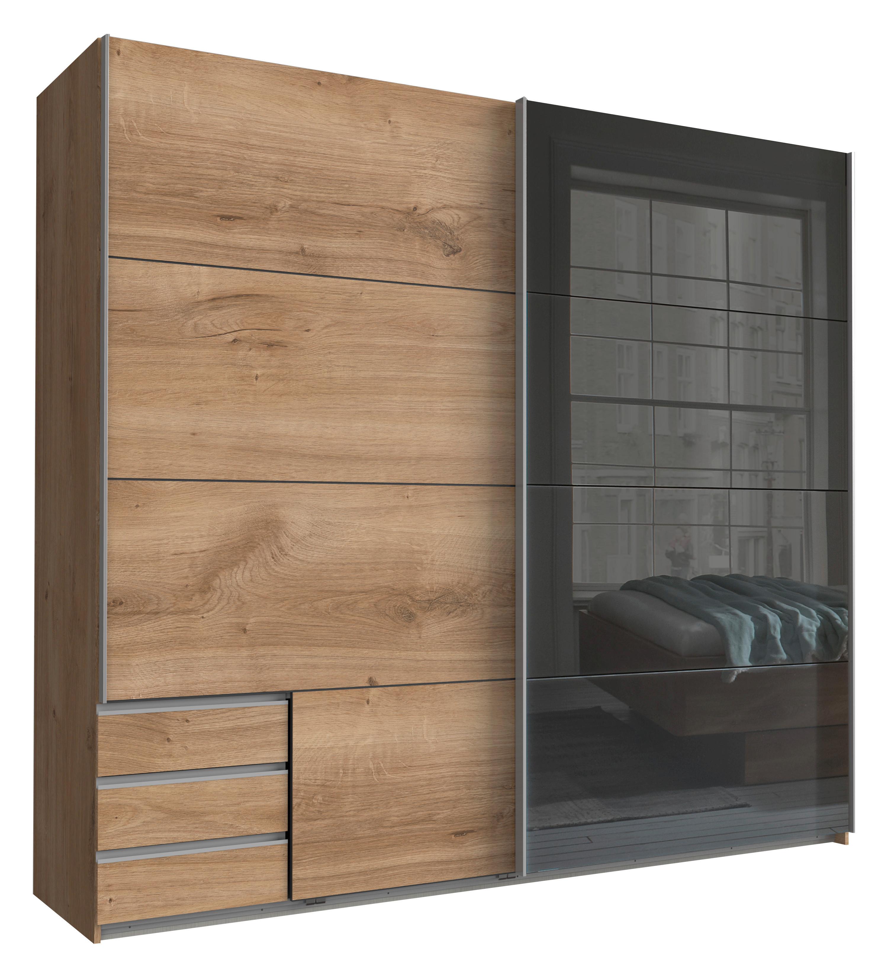 wohnli-moebel-suche-001787078806 Wohnli Möbelsuche - Schwebetürenschrank Valencia Eichefarben ca. 225x210x65cm