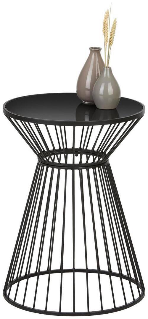 wohnli-moebel-suche-001811002302 Wohnli Möbelsuche - Beistelltisch aus Metall in Schwarz