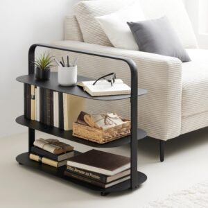 Regal Levit in Schwarz Metall Premium Living Wohnzimmermöbel Schwarz