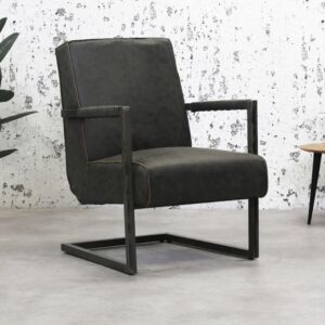 SESSEL TYLER Metall, Textil MID.YOU Möbel > Sessel > Polstersessel Anthrazit