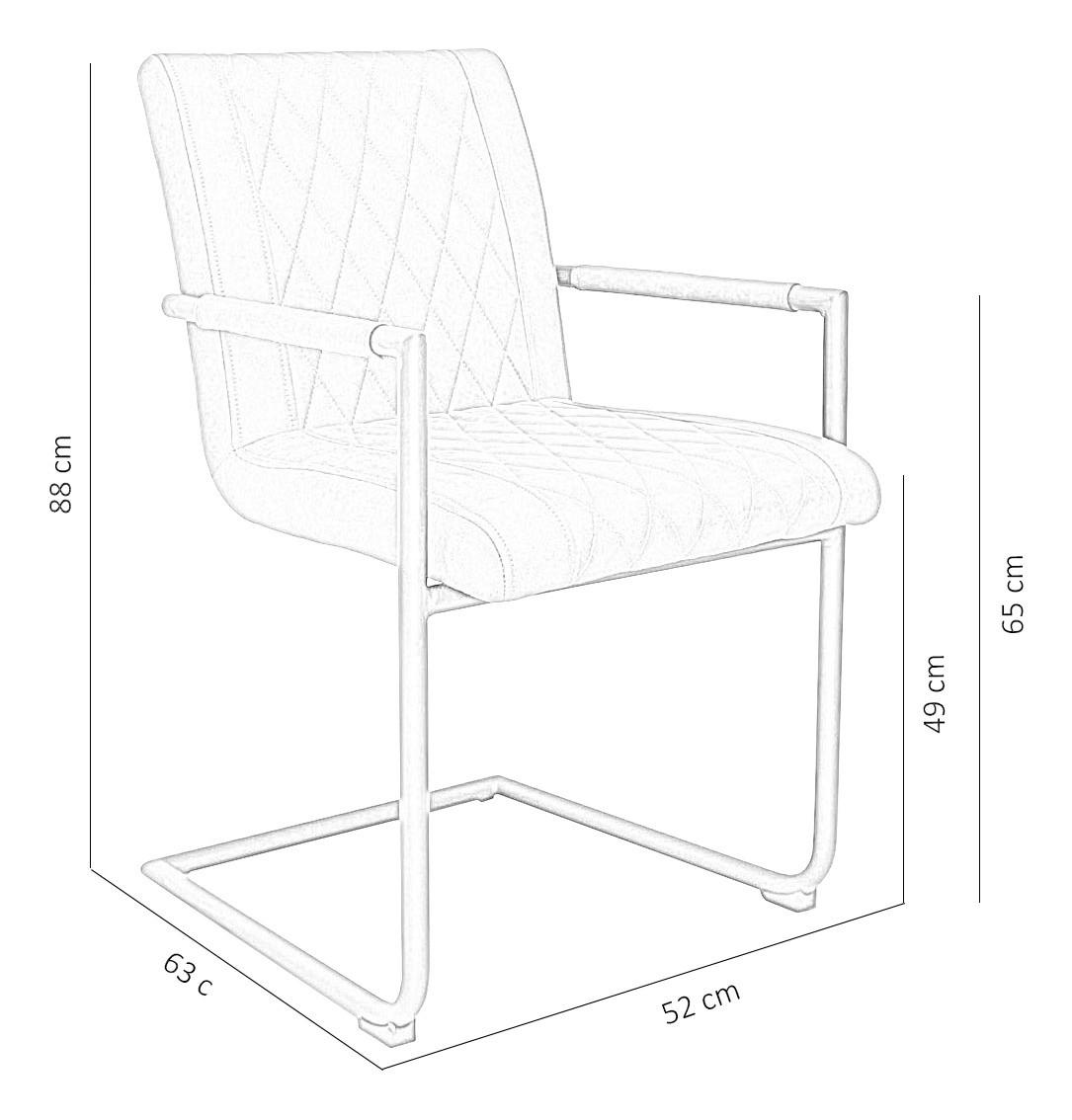 Armlehnstuhl-Set Damian ca. 52x88 cm 2er-Set Anthrazit Metall, Textil MID.YOU Möbel > Stühle > Stuhl-Sets > Esszimmerstühle Sets Anthrazit
