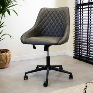 Drehstuhl Kayne ca. 60x84 cm Anthrazit Metall, Textil MID.YOU Wohnzimmermöbel Anthrazit