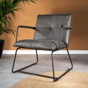 SESSEL BILBAO Metall, Textil MID.YOU Möbel > Sessel > Polstersessel Anthrazit