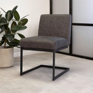 SCHWINGSTUHL-SET BENJI Metall, Textil MID.YOU Möbel > Stühle > Stuhl-Sets > Esszimmerstühle Sets Anthrazit