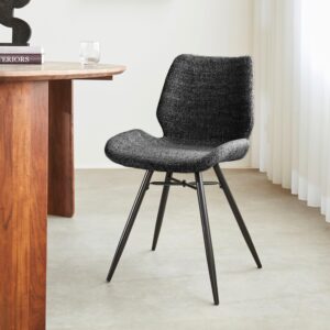 STUHL-SET BARRON Textil MID.YOU Möbel > Stühle > Stuhl-Sets > Esszimmerstühle Sets Schwarz