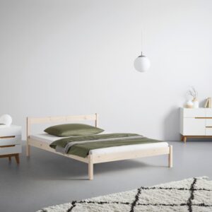 Bett Base 140 Weiß ca. 140x200cm Holz Based Möbel > Betten Weiß