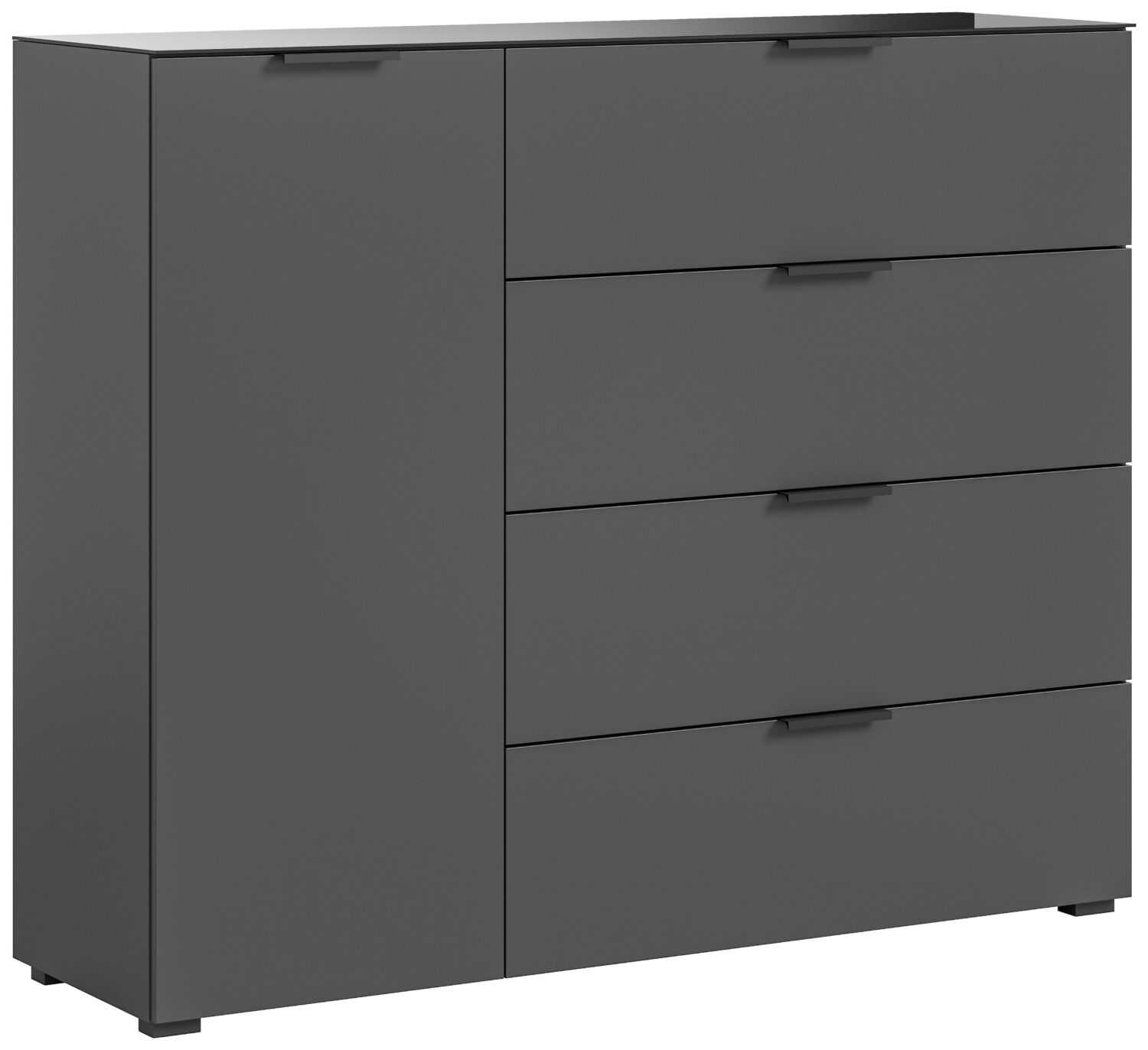 Wohnli Möbelsuche - Kommode Ray ca. 135x112 cm Anthrazit