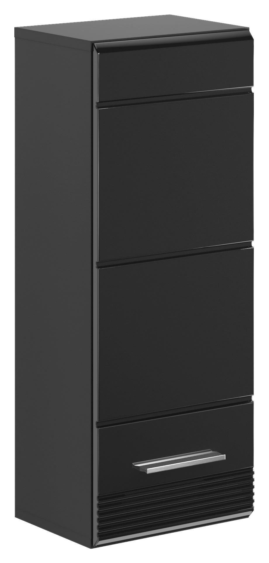 Wohnli Möbelsuche - Hängeschrank Linus ca. 30x77 cm Schwarz