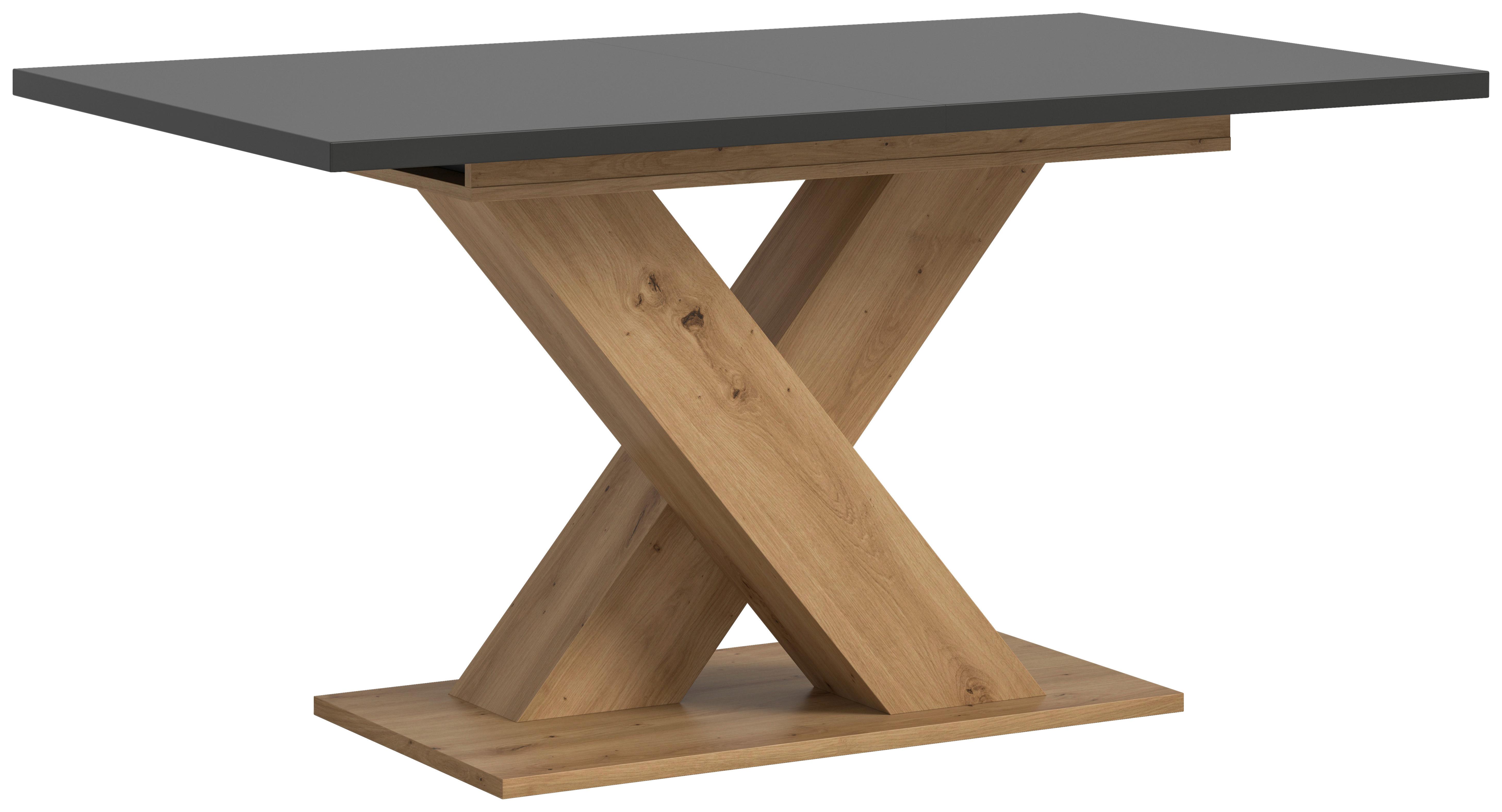 Wohnli Möbelsuche - Ausziehtisch Marlon Grau ca. 150-190x90x76 cm