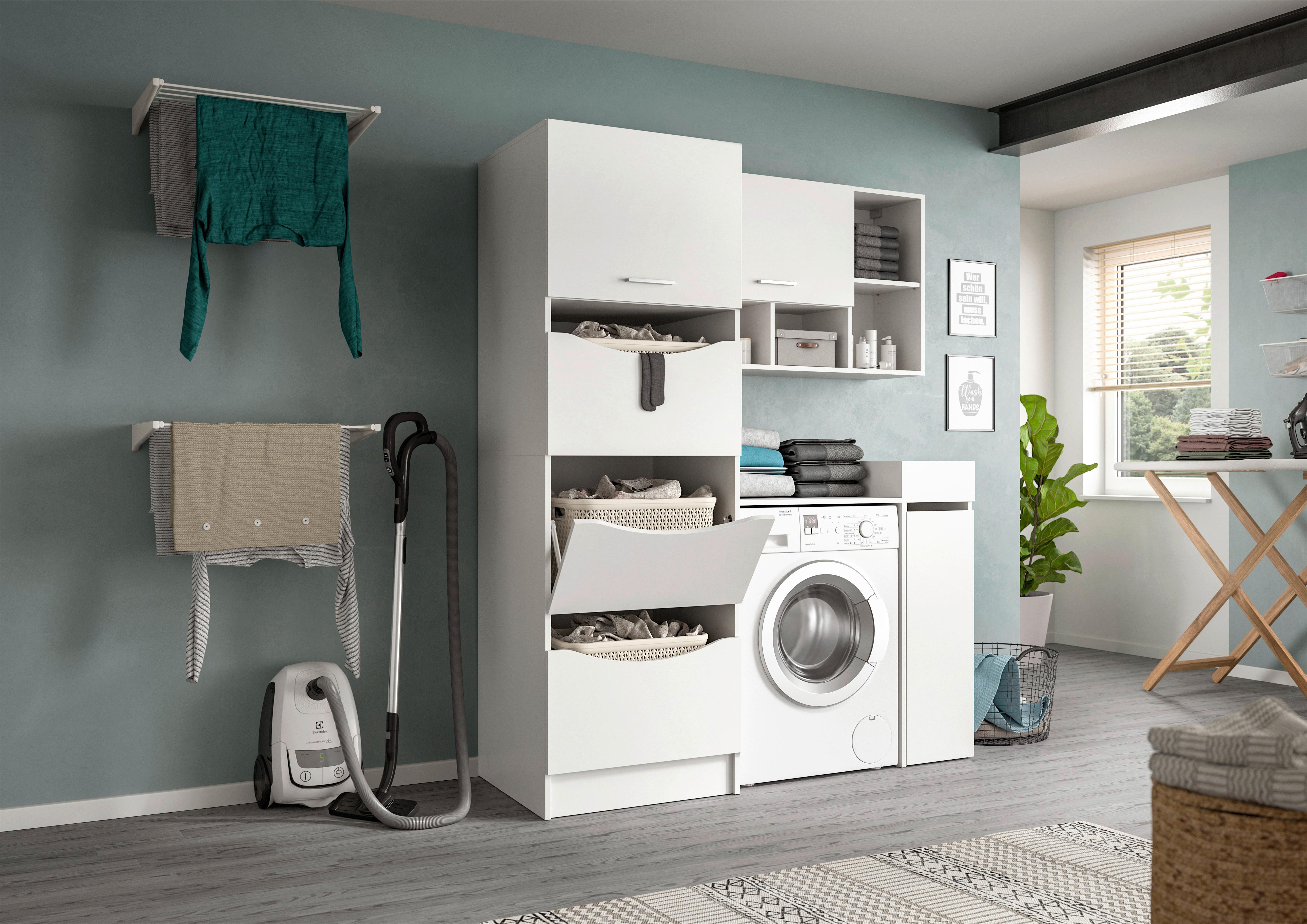 Hängeschrank Free Weiß Holzwerkstoff MID.YOU Möbel > Schränke > Badezimmerschränke > Bad-Hängeschränke Weiß