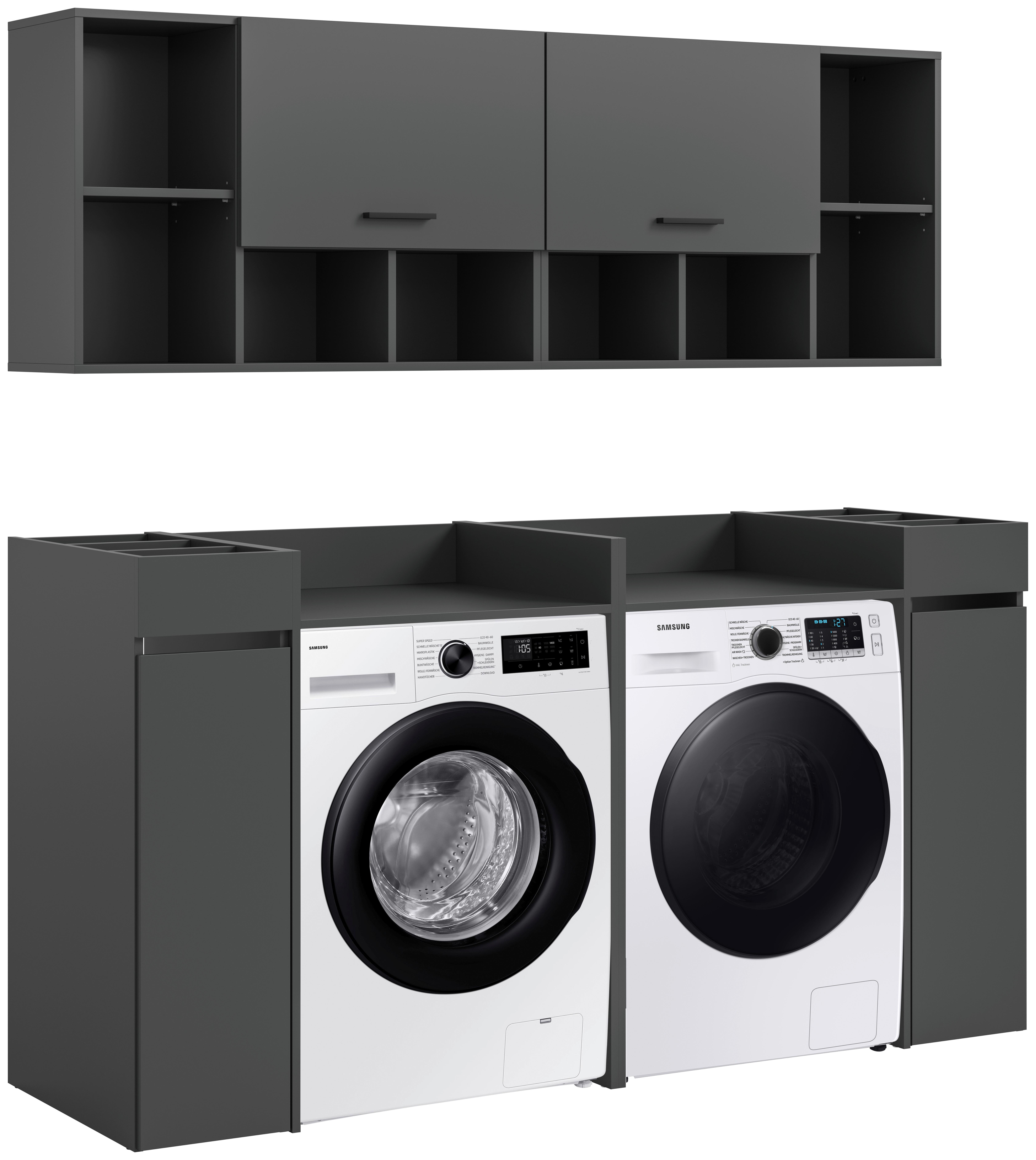 Wohnli Möbelsuche - Hauswirtschaftsraum Free Anthrazit