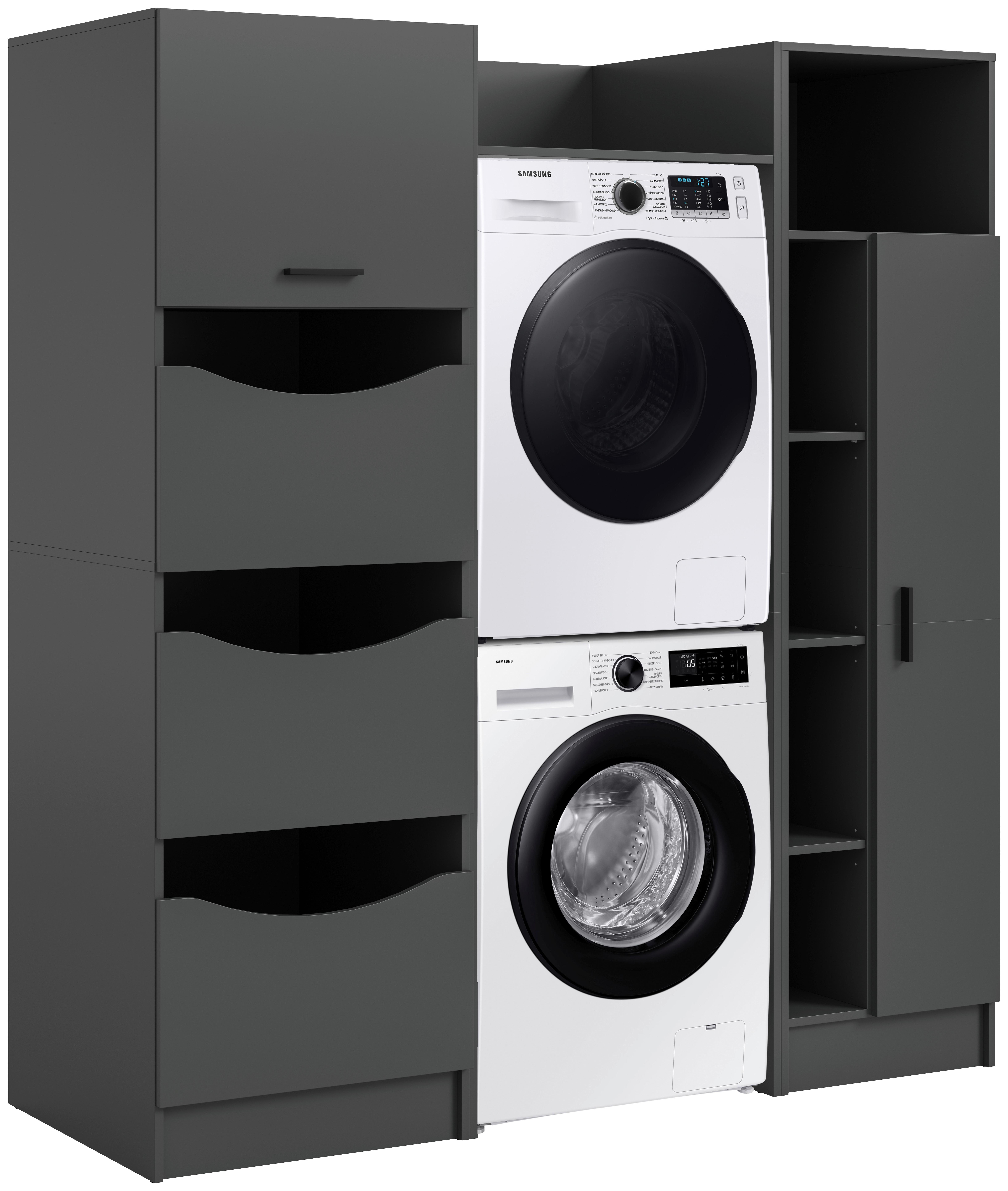 Wohnli Möbelsuche - Hauswirtschaftsraum Free Anthrazit