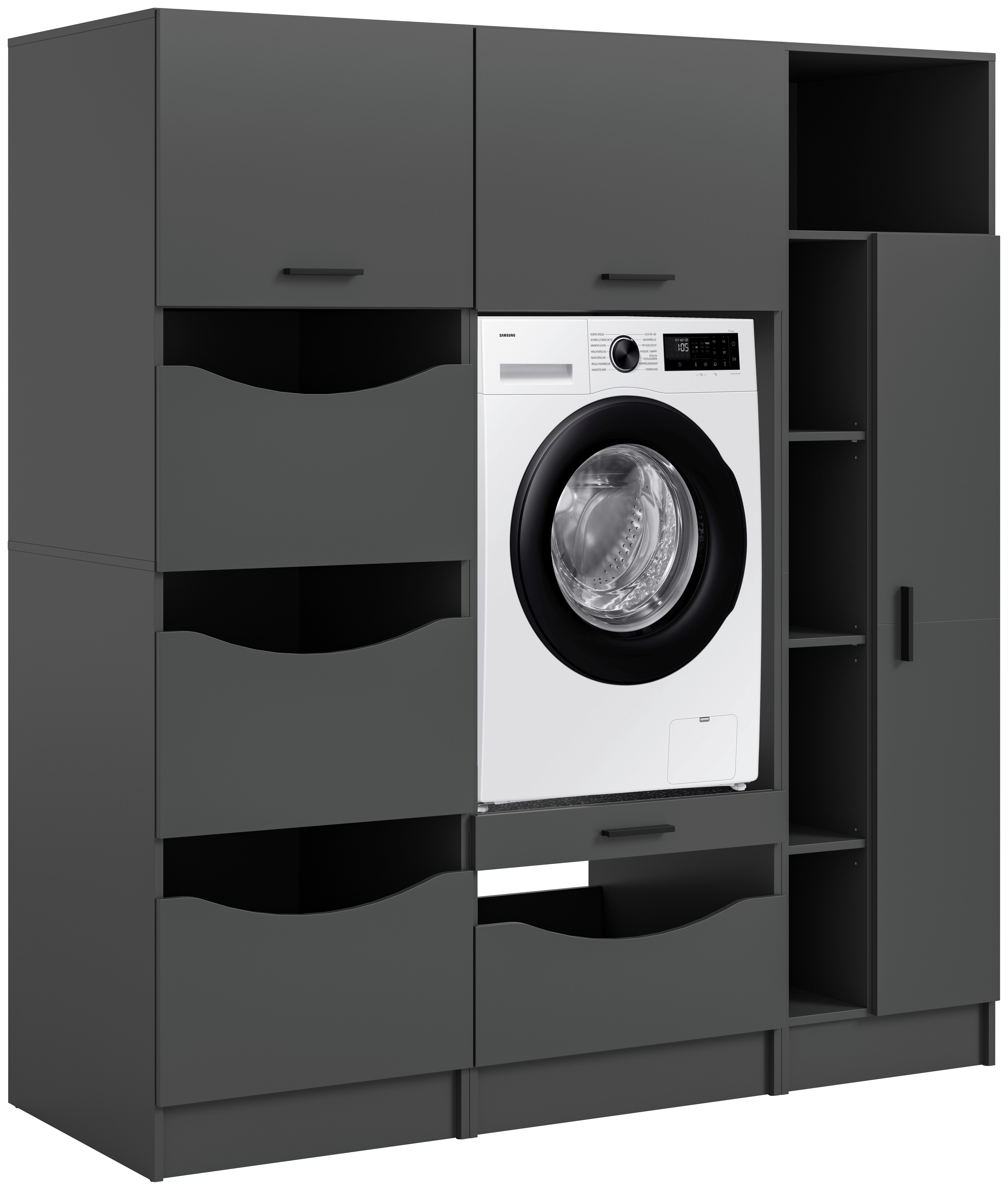 Wohnli Möbelsuche - Hauswirtschaftsraum Free Anthrazit