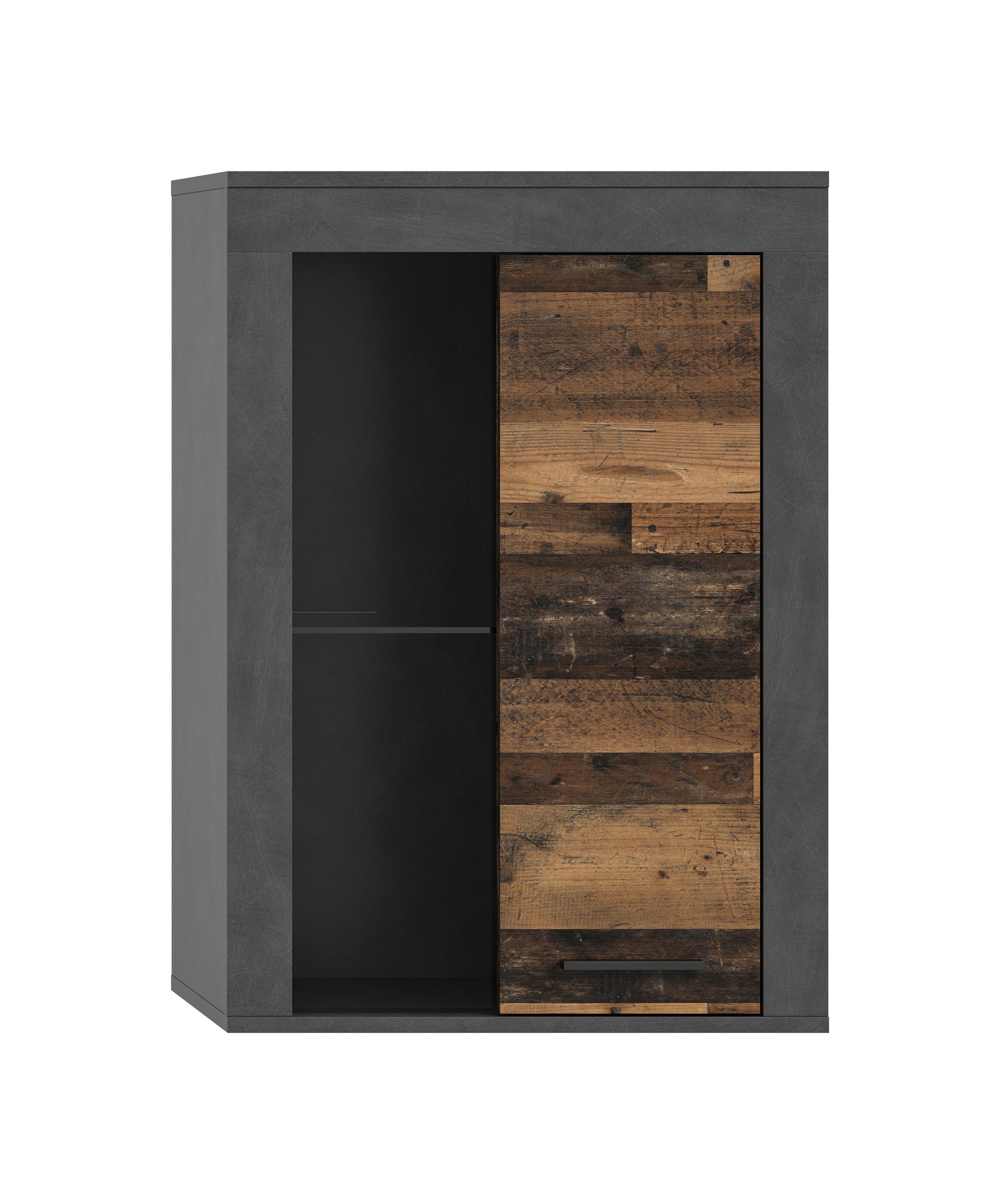 wohnli-moebel-suche-001849015002 Wohnli Möbelsuche - Vitrine Jam Anthr./Natur ca. 86x60x35cm