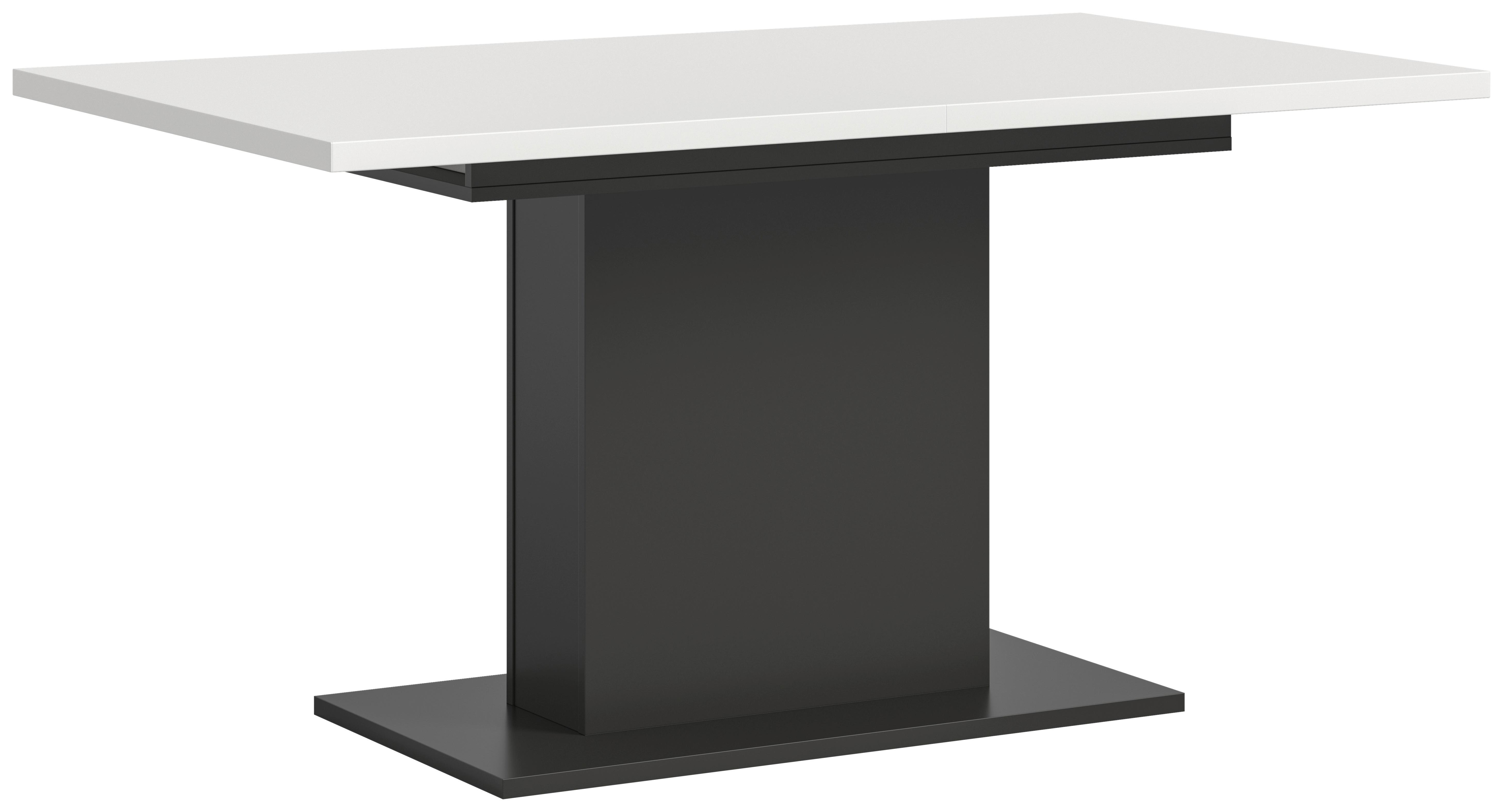 Wohnli Möbelsuche - Ausziehtisch Marlon Weiß/Grau ca. 150-190x90x76 cm