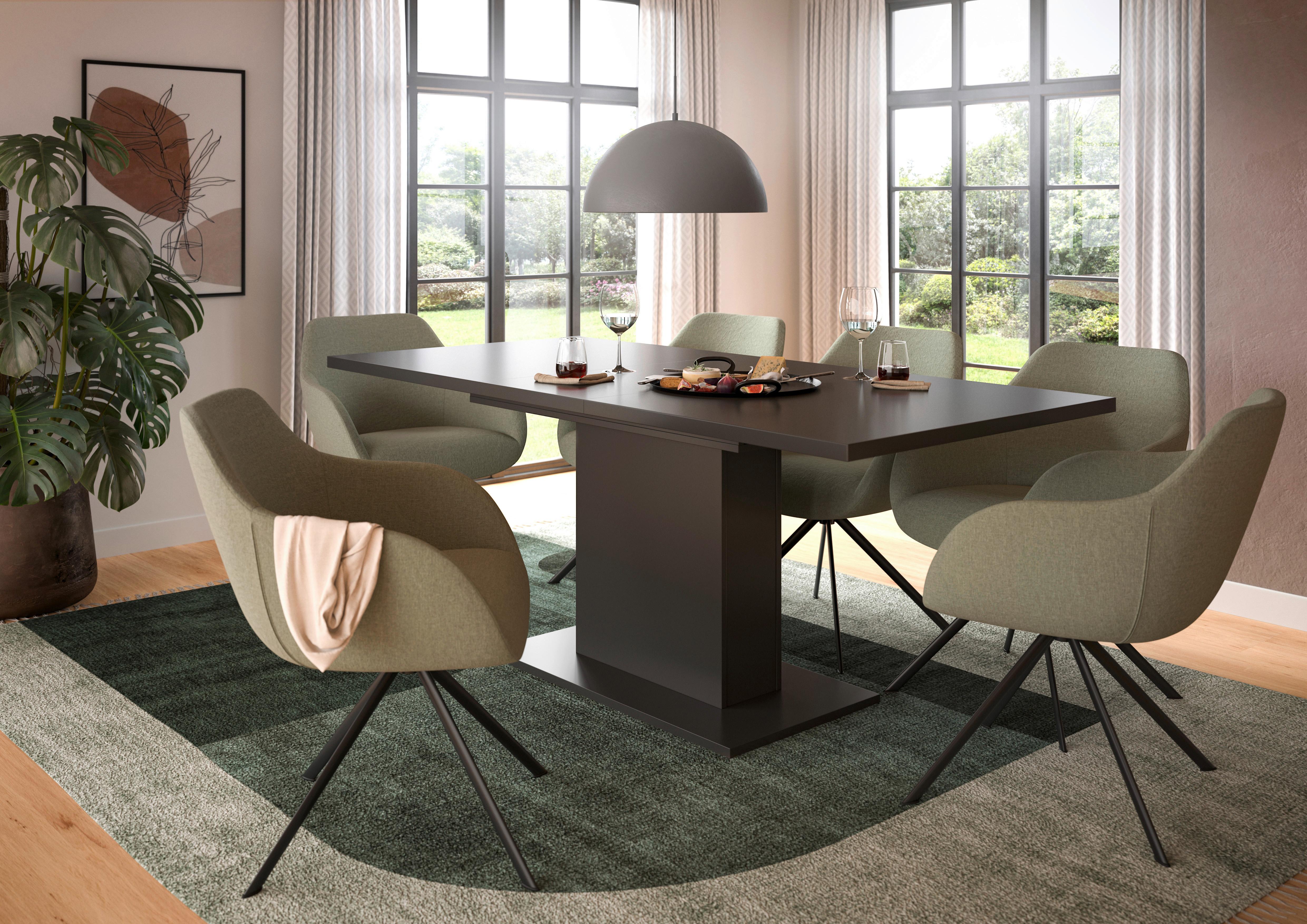wohnli-moebel-suche-001849015903-1 Ausziehtisch Marlon ca. 150-190x90x76 cm Grau Holzwerkstoff MID.YOU Möbel > Tische > Esstische Grau