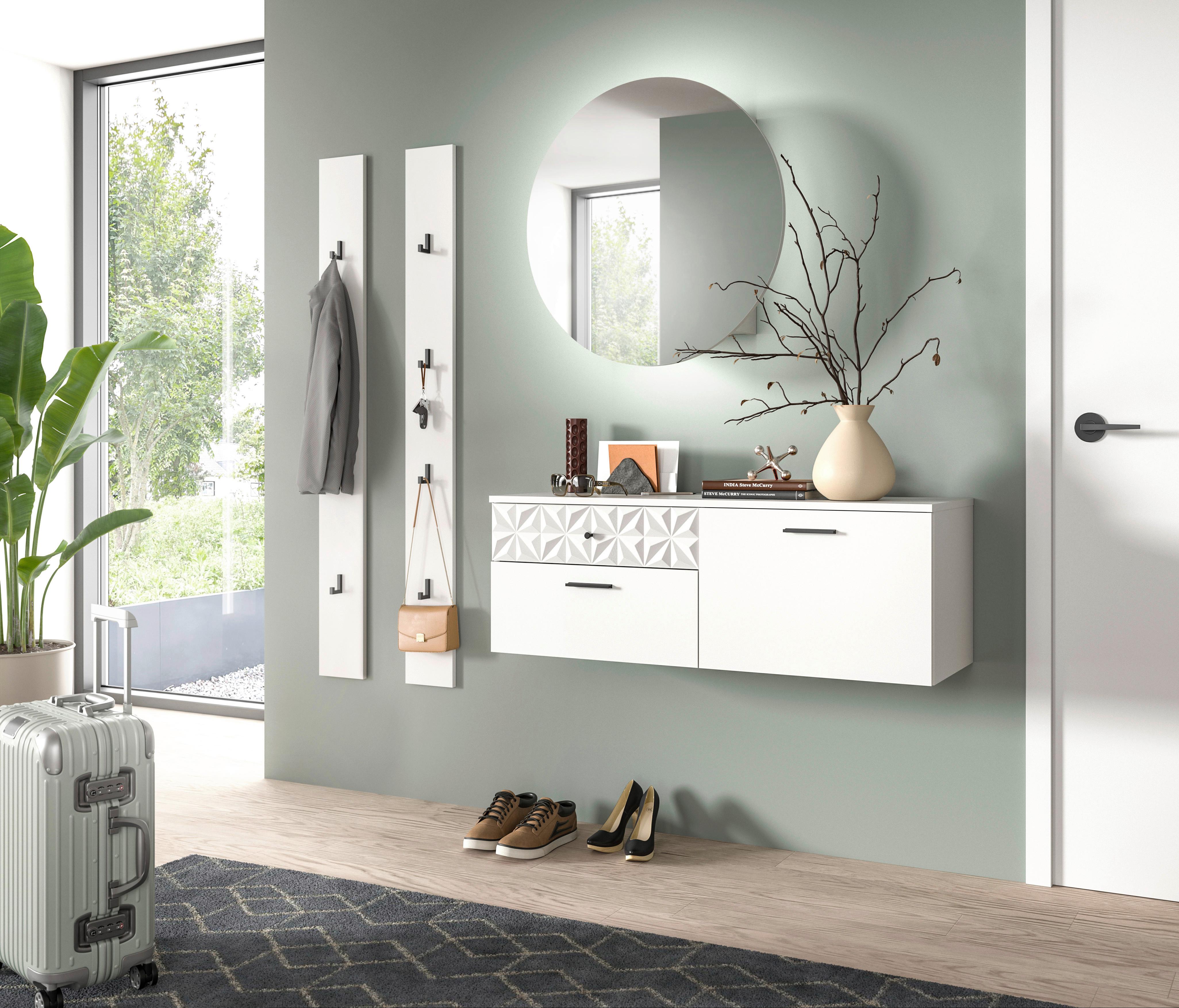 Schuhschrank Prisma Weiß PRISMA Metall MID.YOU Garderoben Weiß