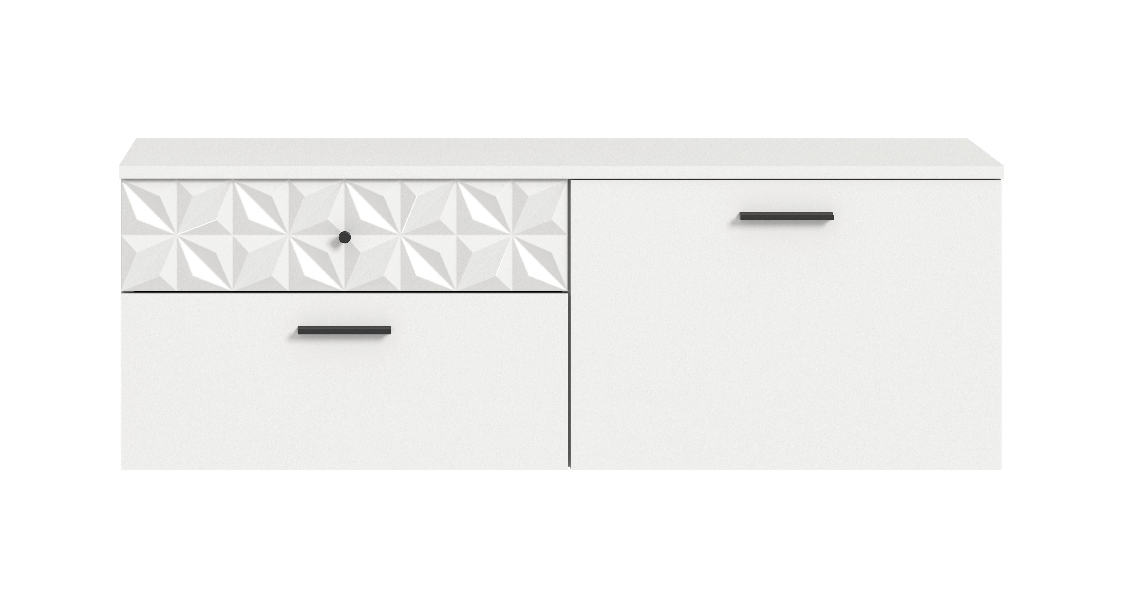 Wohnli Möbelsuche - Schuhschrank Prisma Weiß PRISMA