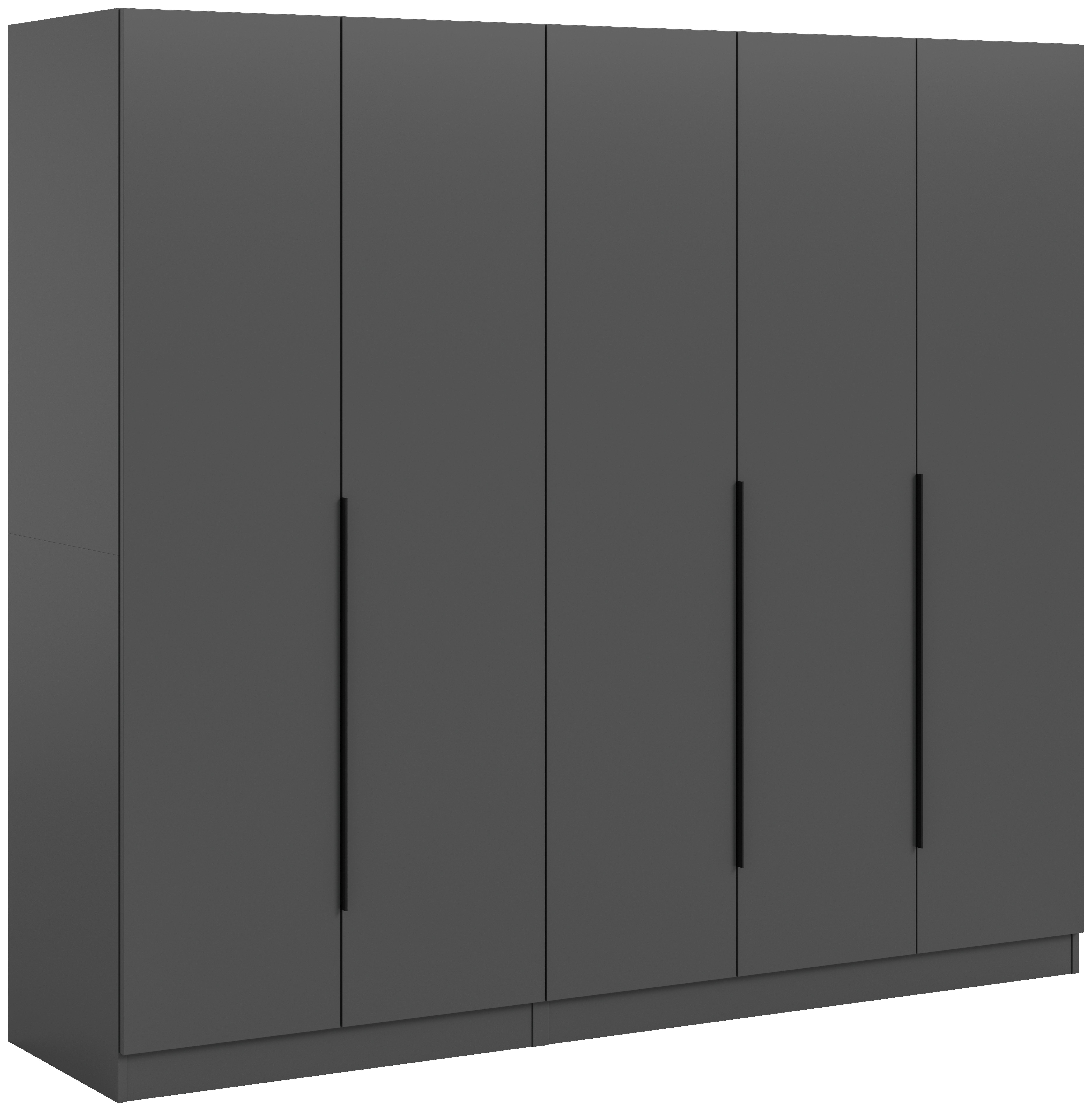 wohnli-moebel-suche-001849020120 Wohnli Möbelsuche - Drehtürenschrank KOPENHAGEN ca.200x181x52cm Anthrazit