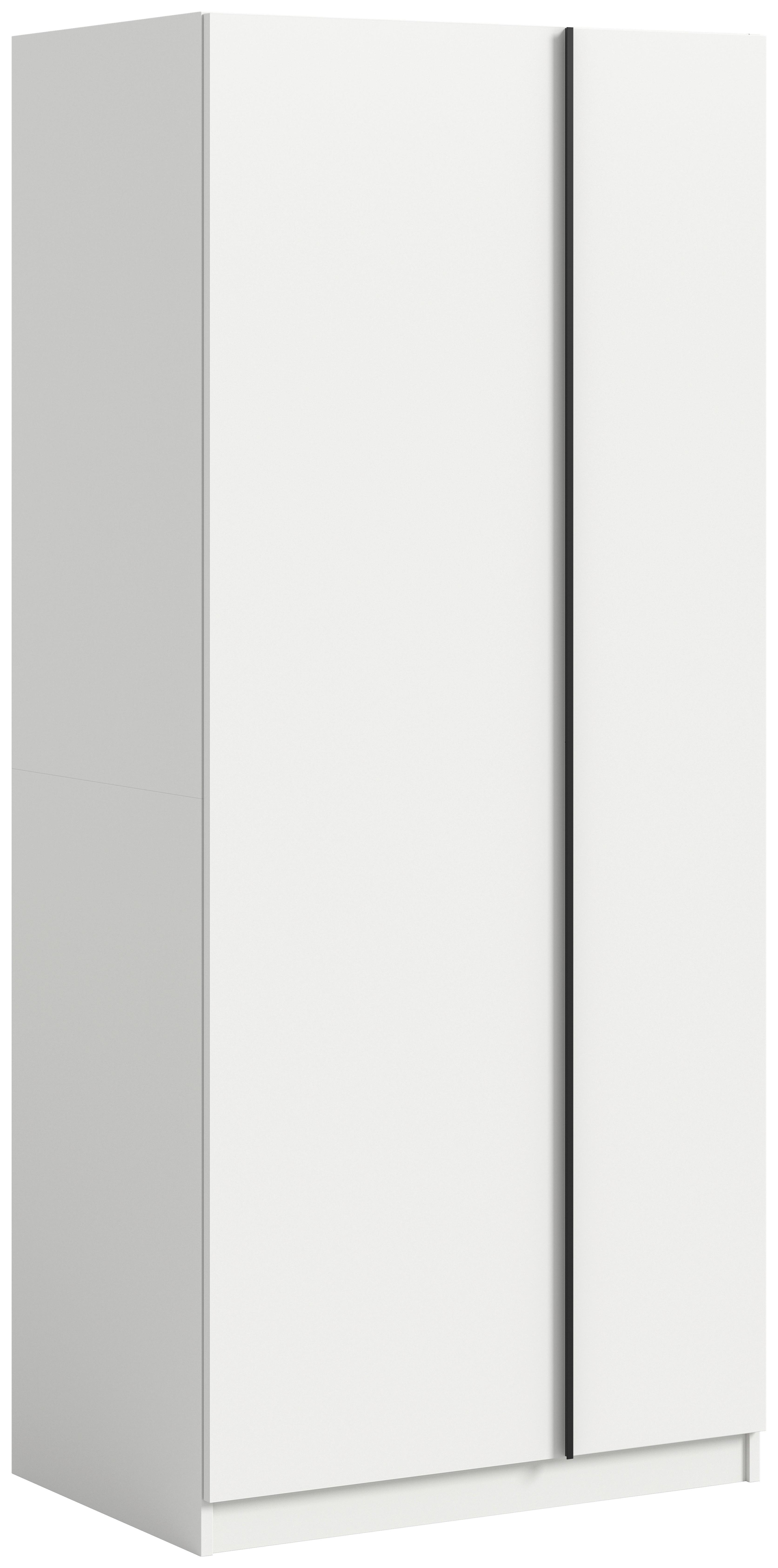 wohnli-moebel-suche-001849020203 Wohnli Möbelsuche - Drehtürenschrank OAKLAND ca.80x183x53cm Weiß