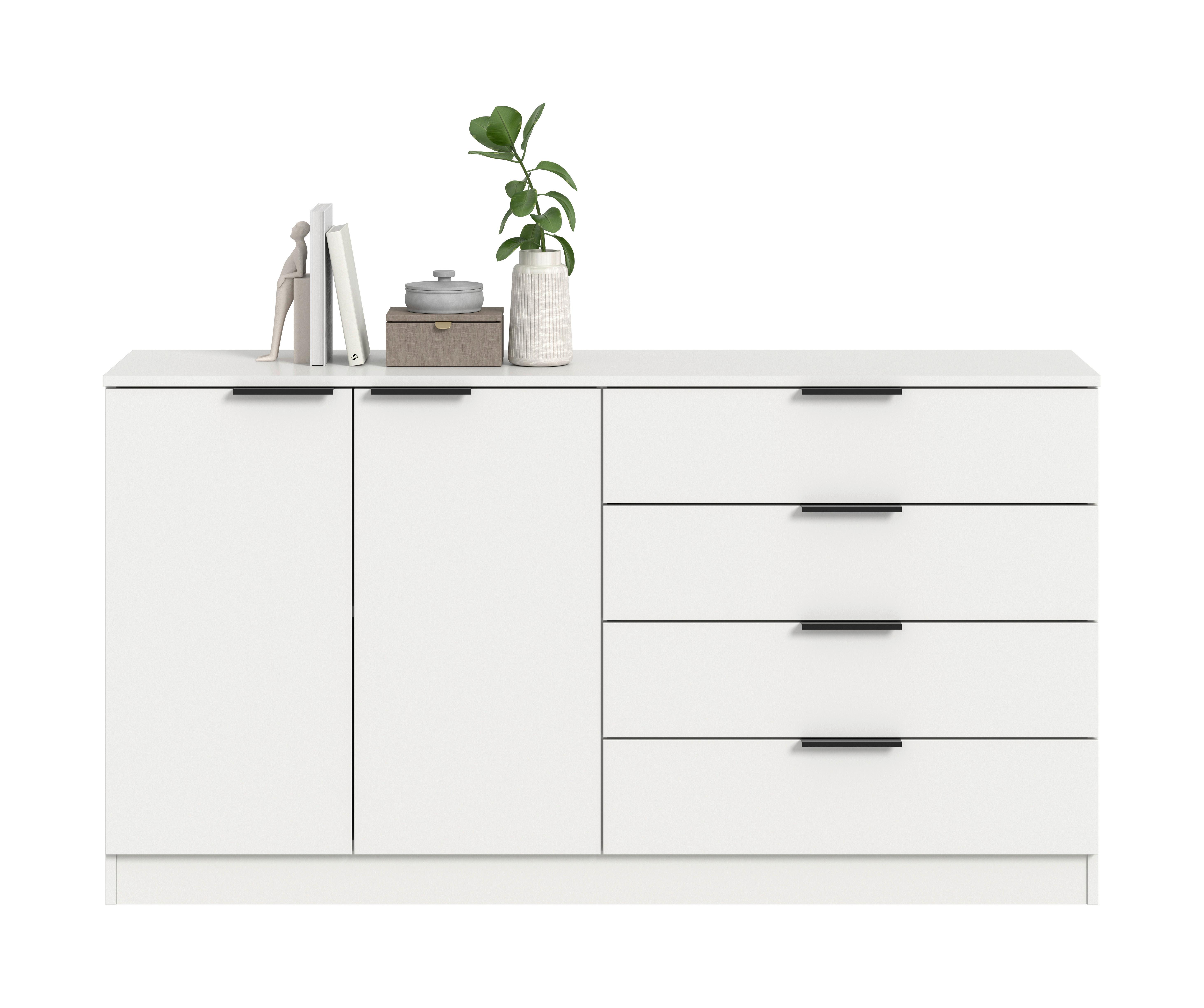 Wohnli Möbelsuche - Kommode Kopenhagen Weiß