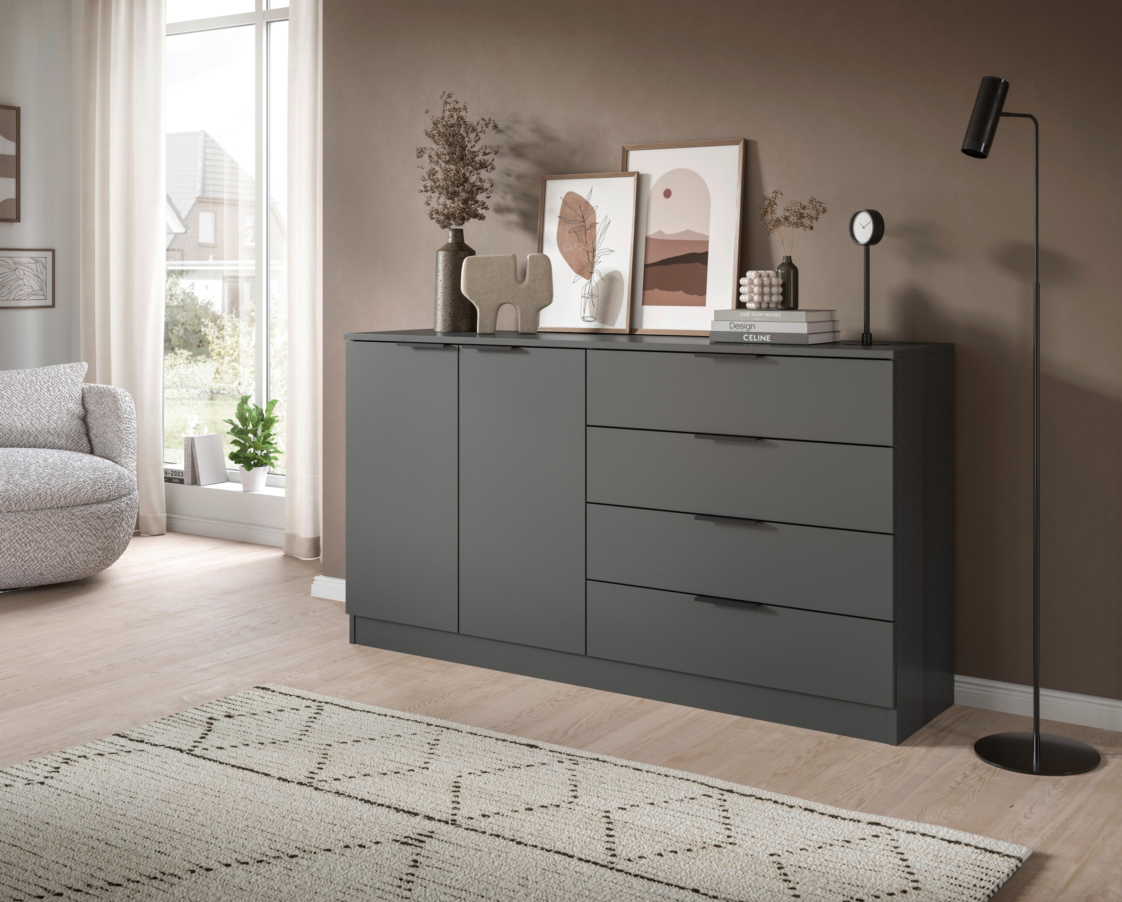 Kommode Kopenhagen Anthrazit Kunststoff Livetastic Möbel > Kommoden & Schubladenschränke > Kommoden Anthrazit