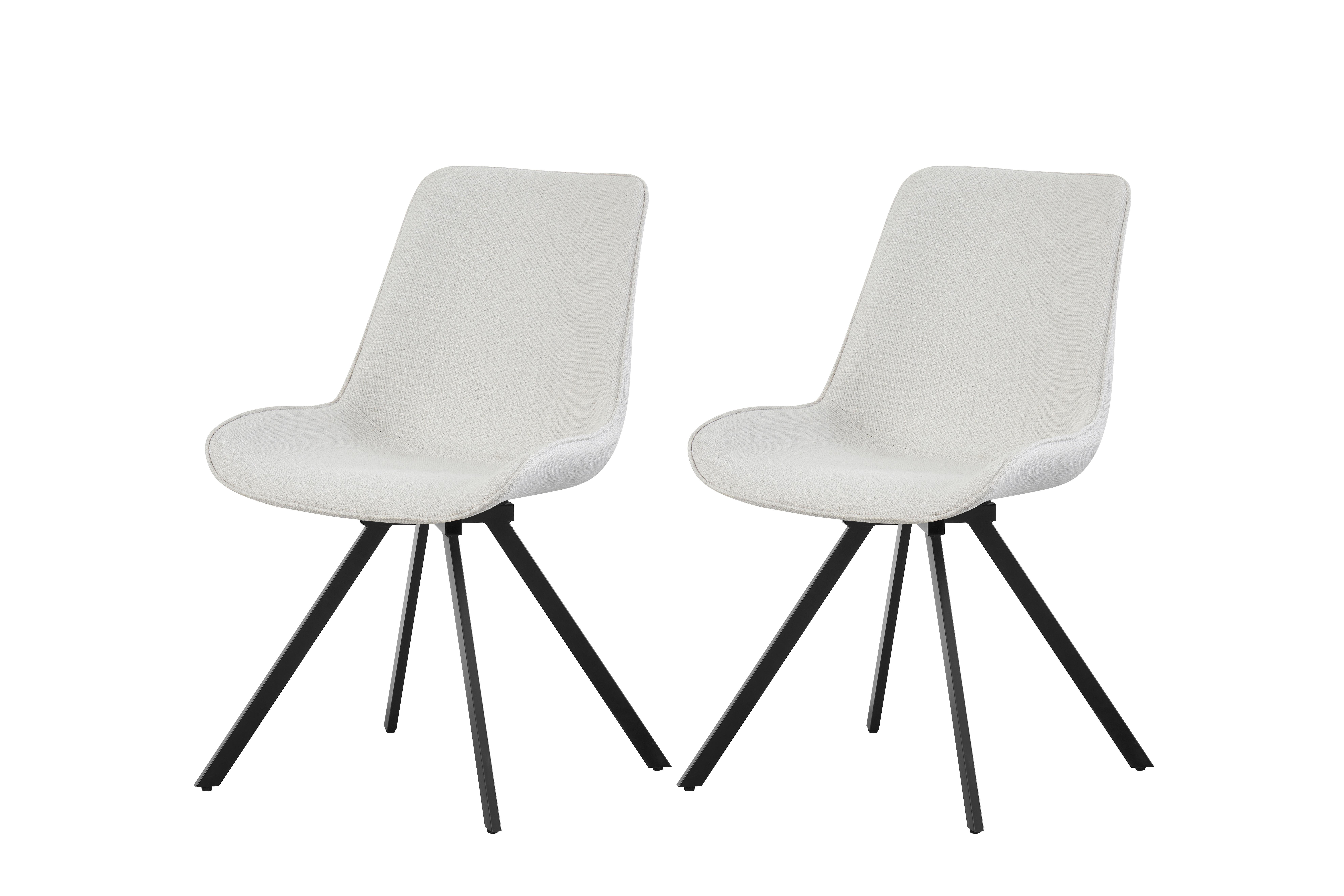 wohnli-moebel-suche-001849024001 Wohnli Möbelsuche - Stuhl-Set EMILIA 2 Stück Creme Sitzfläche 360° dehbar
