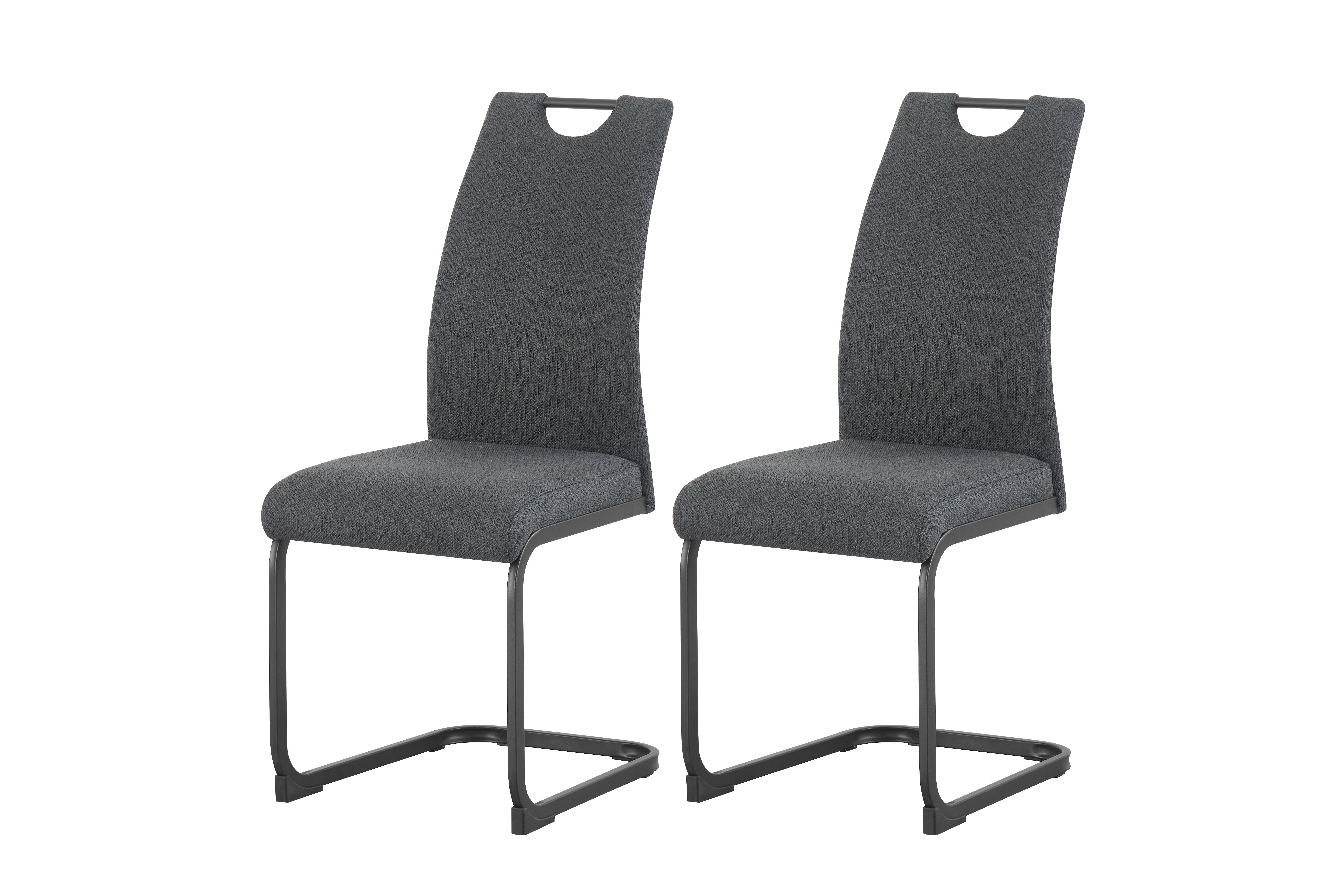 wohnli-moebel-suche-001849024502 Wohnli Möbelsuche - Schwingstuhl-Set HANNA 2 Stück Anthrazit Wippfunktion