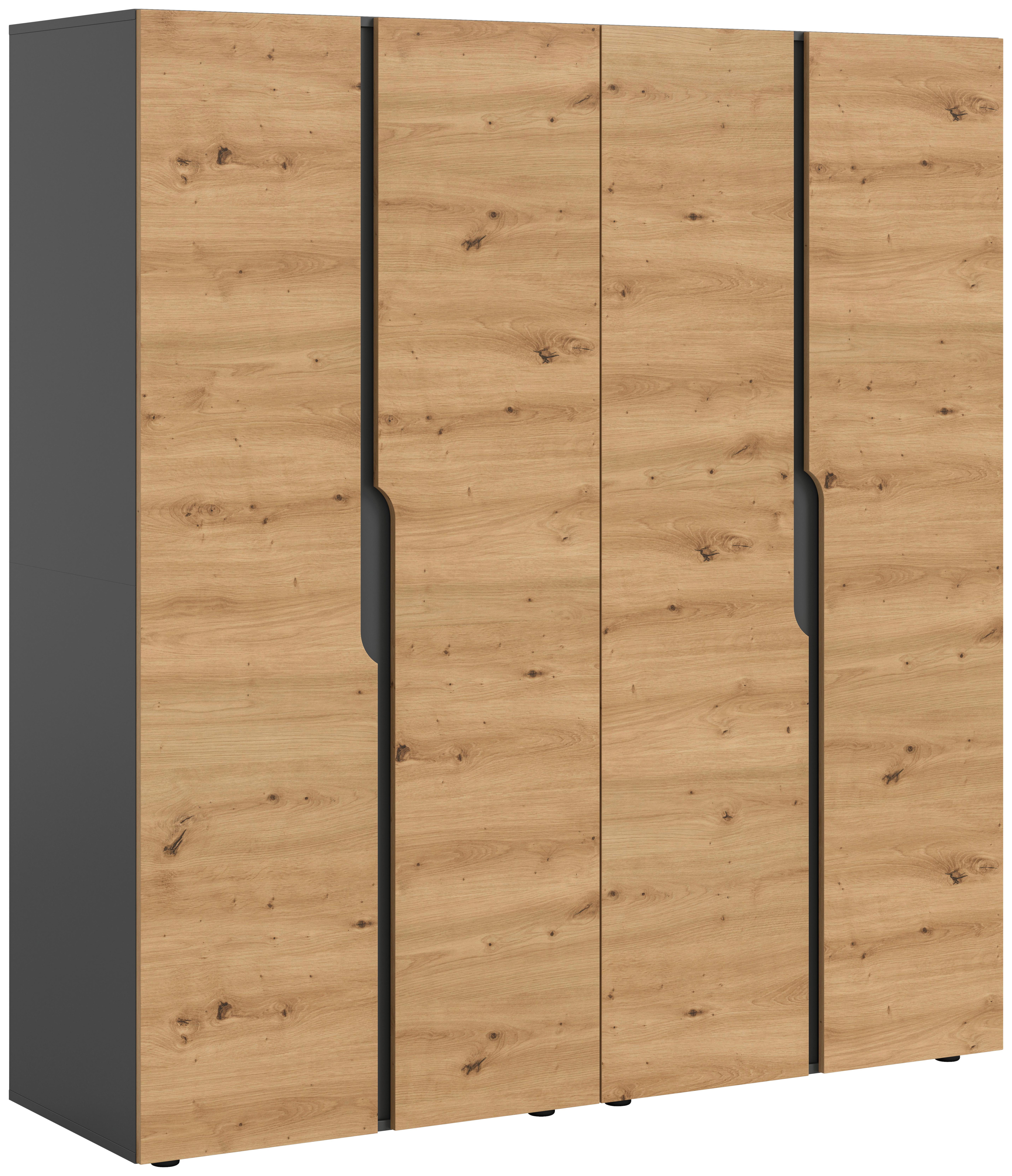 Wohnli Möbelsuche - Drehtürenschrank ANGA Eiche Artisan