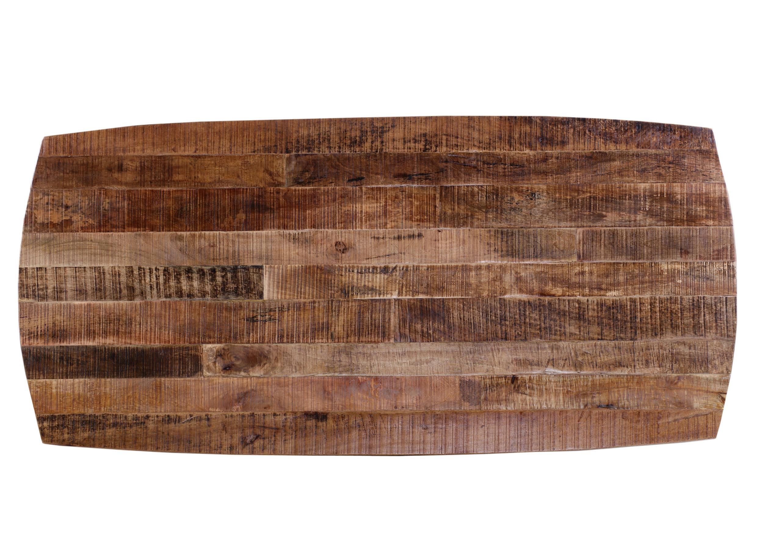 Esstisch Dinner Naturfarben Holz Premium Living Möbel > Tische > Esstische > Esstische Holz Braun