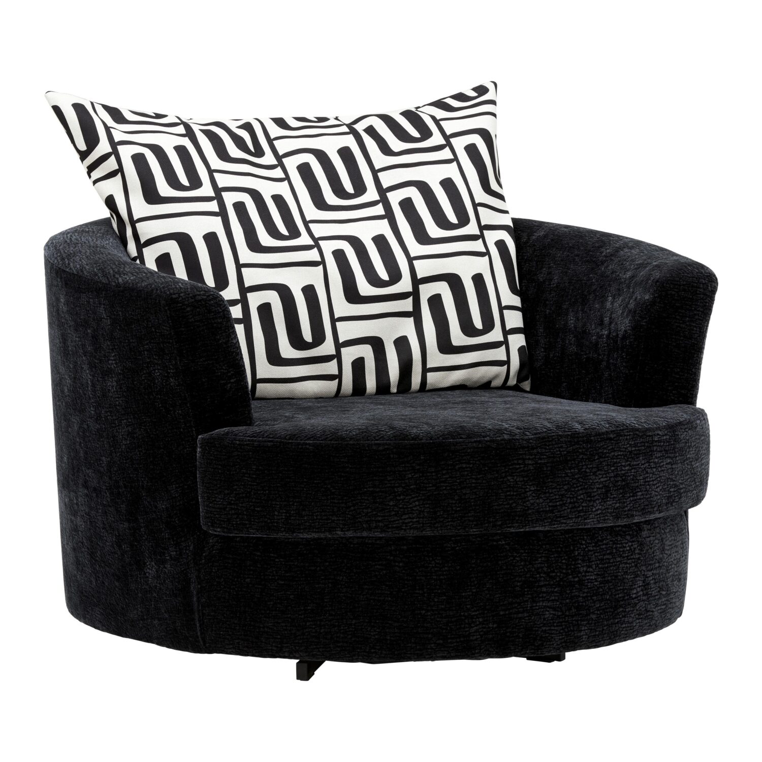 wohnli-moebel-suche-001877056801 Wohnli Möbelsuche - Designsessel Cabona drehbar Strukturstoff schwarz