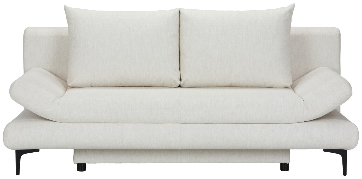 Wohnli Möbelsuche - Schlafsofa in Weiß mit Bettfunktion