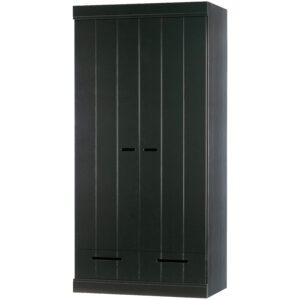 Wohnli Möbelsuche - Drehtürenschrank Connect Schwarz