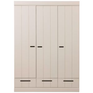 Drehtürenschrank Connect Grau Holz Livetastic Möbel > Schränke > Kleiderschränke > Drehtürenschränke Grau