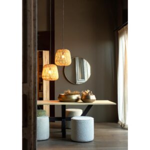 Hocker Sara Creme Textil Livetastic Möbel > Sessel > Hocker Weiß