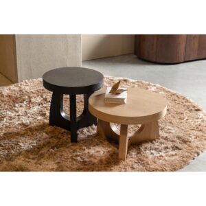 Beistelltisch Tala Schwarz Holzwerkstoff Livetastic Möbel > Tische > Beistelltische > Beistelltische rund Schwarz