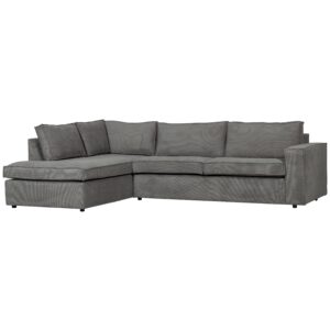 Ecksofa Thomas Dunkelgrau S: 197x283cm Textil Livetastic Möbel > Sofas & Couches > Wohnlandschaften > Ecksofas > XXL Ecksofas Grau