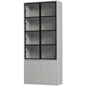 Wohnli Möbelsuche - Vitrine Basic Grau