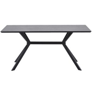 Esstisch Bruno Schwarz L: 200 cm Holzwerkstoff Livetastic Möbel > Tische > Esstische Schwarz
