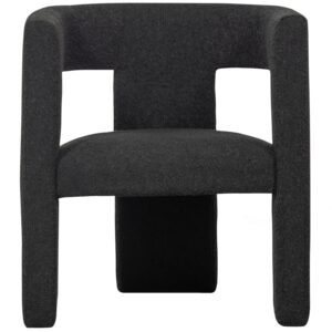 Sessel Tiwa Dunkelgrau Bouclé Textil Livetastic Möbel > Sessel > Polstersessel Grau