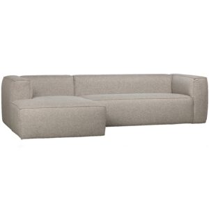 Ecksofa Bean Hellgrau S: 175x305cm Textil Livetastic Möbel > Sofas & Couches > Wohnlandschaften > Ecksofas Grau