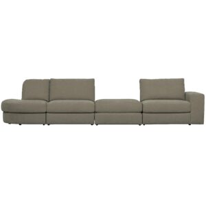 Hocker Family Grau B: 90cm Textil Livetastic Möbel > Sessel > Hocker Grau