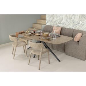 Sitzbank Mojo Braun B: 164cm Textil Livetastic Möbel > Bänke > Sitzbänke Braun