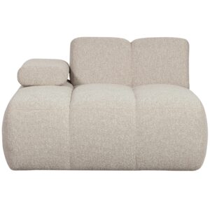 Sofaelement Mojo Beige B: 124cm Textil Livetastic Möbel > Sofas & Couches > Sofas Beige